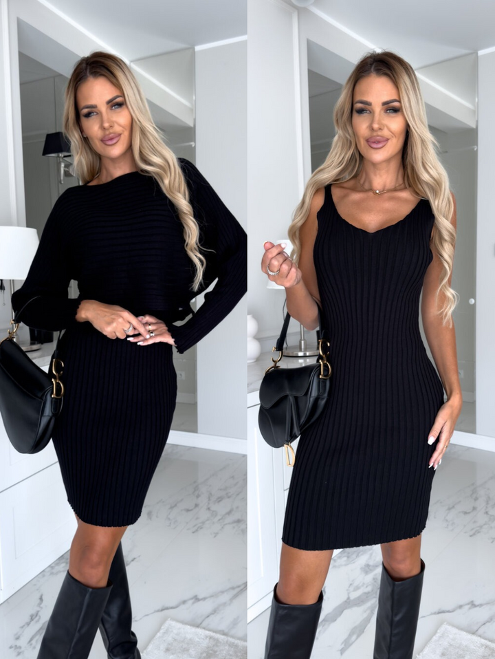 Lena cuddly set | The Ultimate Sleeveless Dress with Matching Sweater