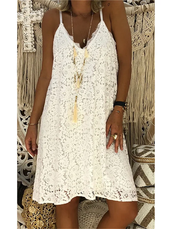 Character Lace Strap Dress